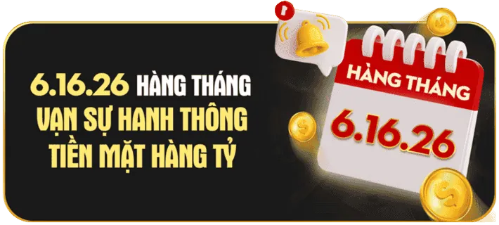 Hoàn trả hàng ngày vm88 game